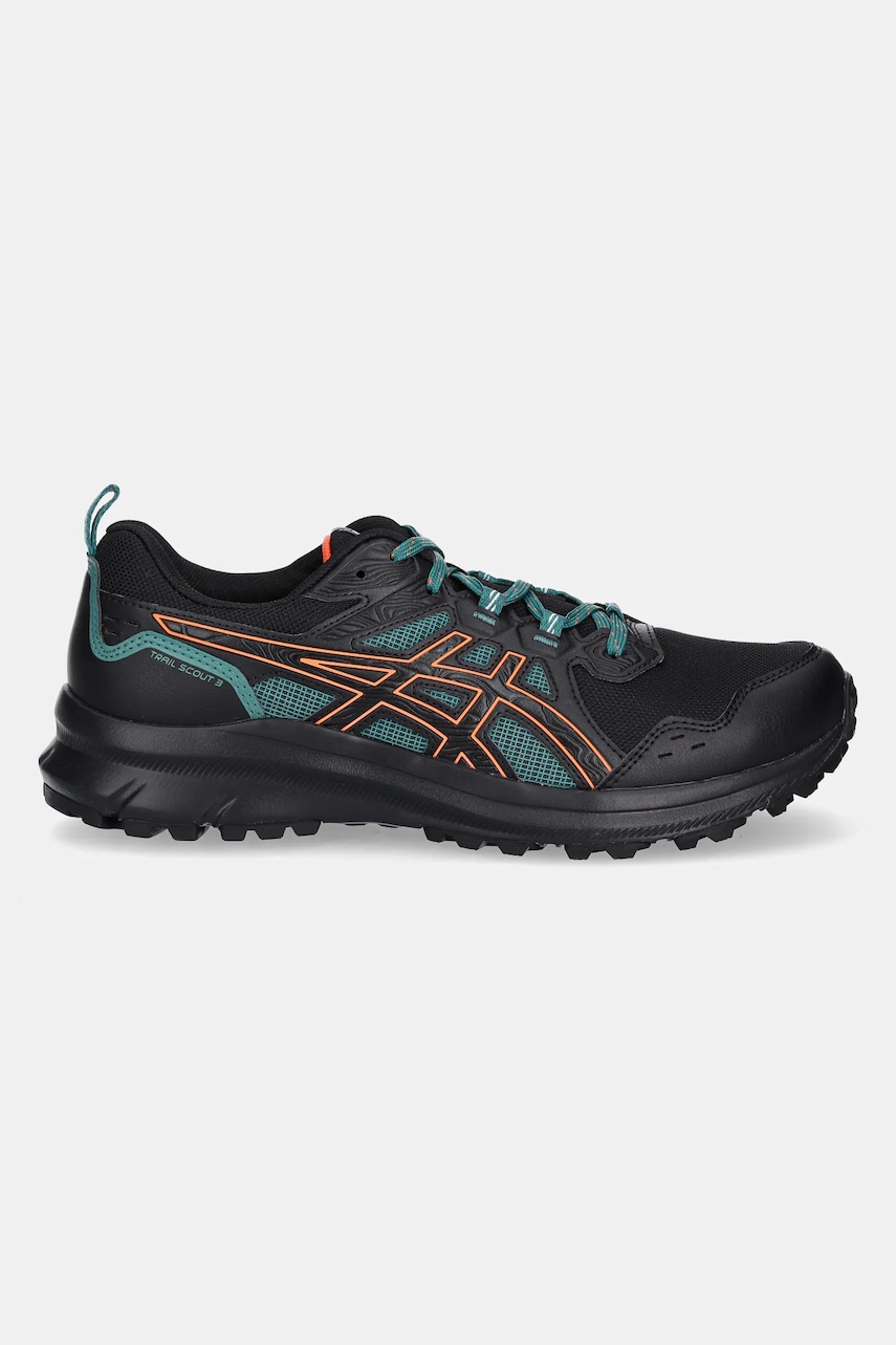 Ботинки Asics Trail Scout 3 мужские цвет чёрный 1011B700 Ботинки Asics Trail Scout 3 мужские цвет чёрный 1011B700