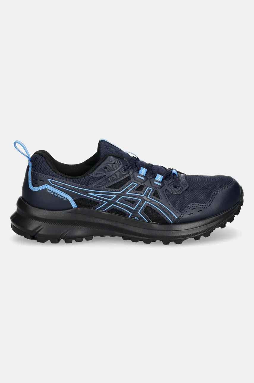 Ботинки Asics Trail Scout 3 мужские цвет синий 1011B700 Ботинки Asics Trail Scout 3 мужские цвет синий 1011B700