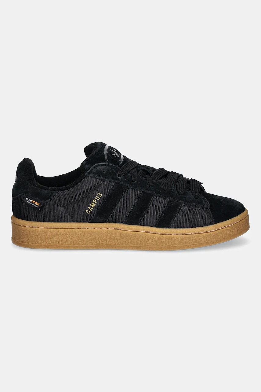 Замшевые кроссовки adidas Originals Campus 00s цвет чёрный JH7607 Замшевые кроссовки adidas Originals Campus 00s цвет чёрный JH7607
