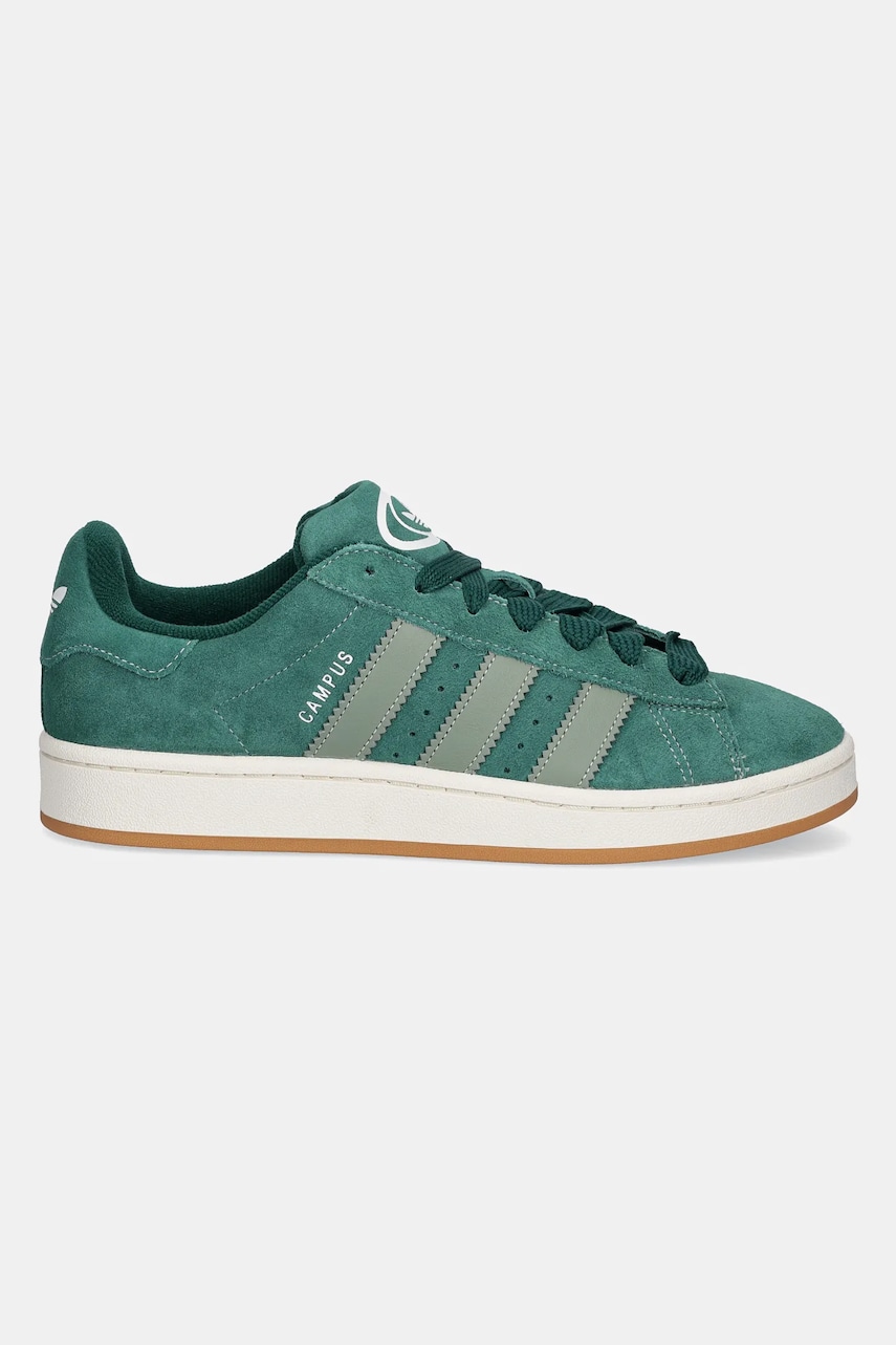 Замшевые кроссовки adidas Originals Campus 00s цвет зелёный JH8794 Замшевые кроссовки adidas Originals Campus 00s цвет зелёный JH8794