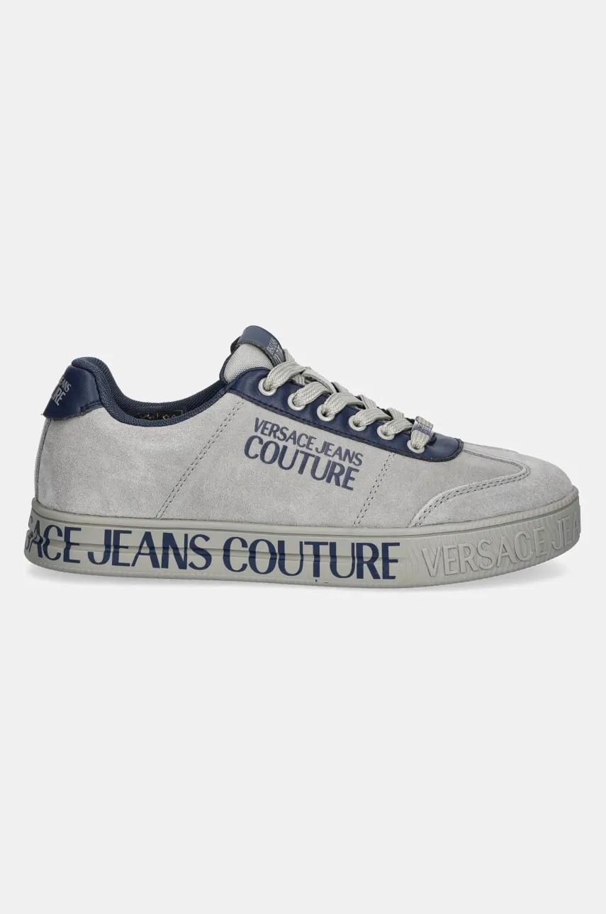 Замшевые кроссовки Versace Jeans Couture цвет серый 78YA3SK6 ZPB02 800 Замшевые кроссовки Versace Jeans Couture цвет серый 78YA3SK6 ZPB02 800