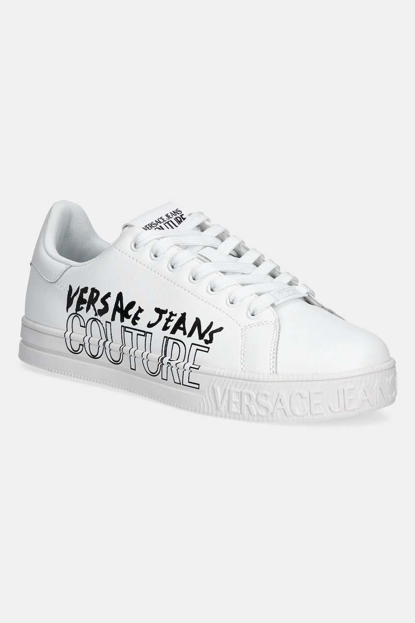 Versace Jeans Couture sneakers culoarea alb, 78YA3SKC ZPB03 003