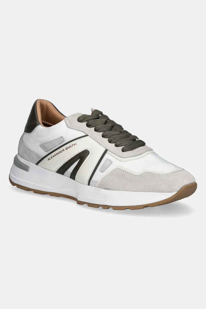 Alexander Smith sneakers Liverpool barbati, culoarea alb, ASBBLPM3343WMT
