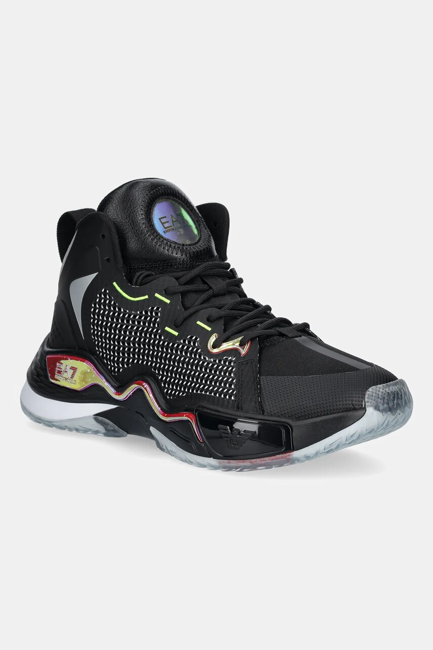 EA7 Emporio Armani pantofi de basketball culoarea negru, XK447.X8Z060