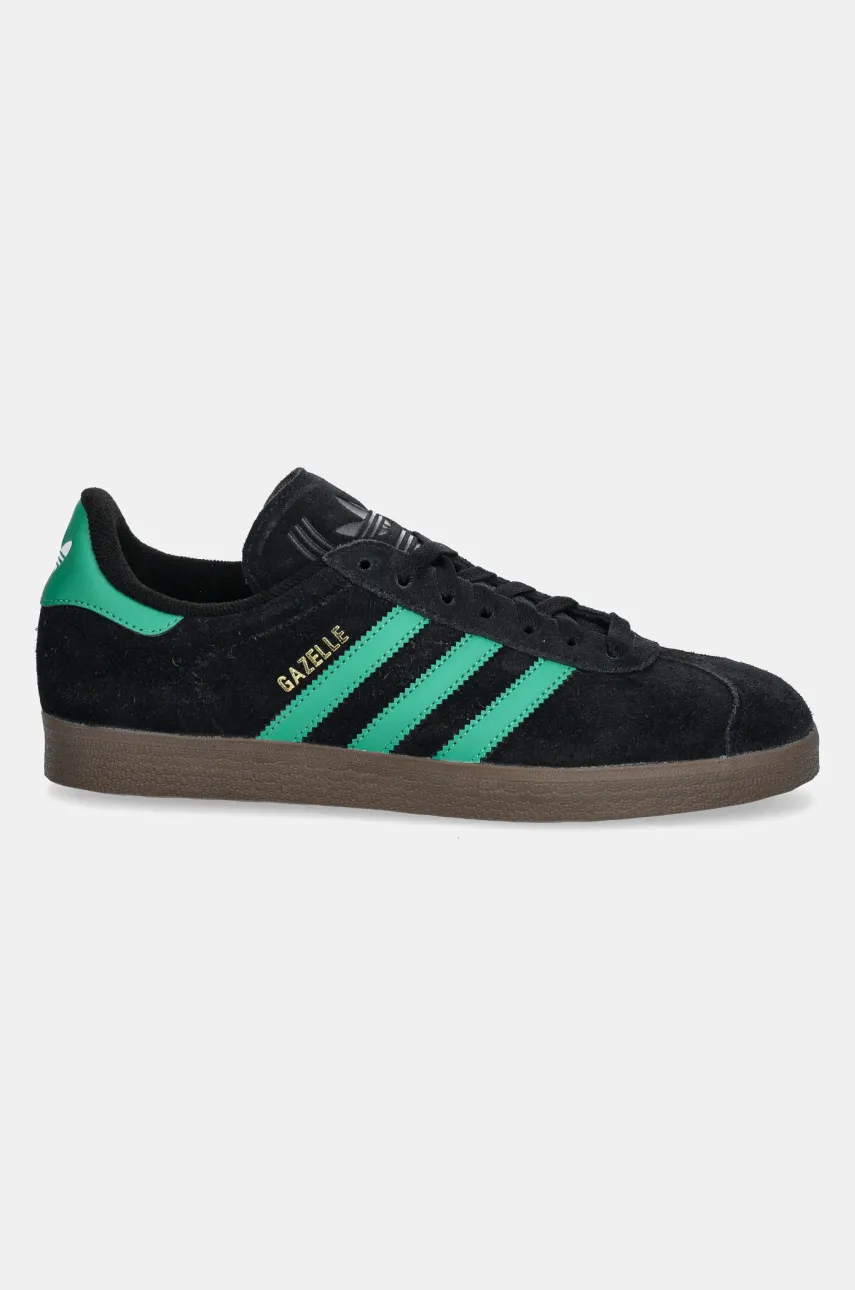 Замшевые кроссовки adidas Originals Gazelle мужской цвет чёрный JH5394 Замшевые кроссовки adidas Originals Gazelle мужской цвет чёрный JH5394
