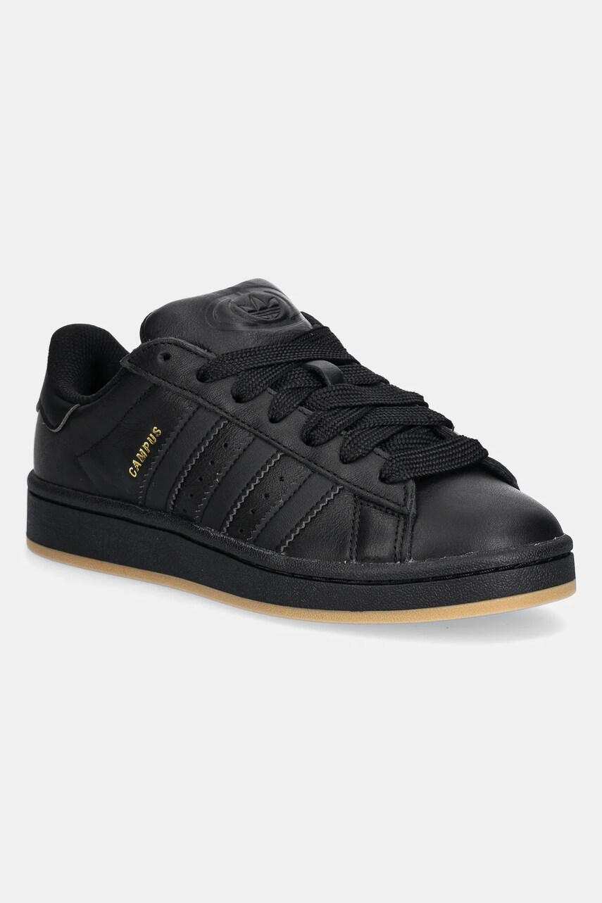 Levně Kožené tenisky adidas Originals Campus 00s černá barva, JP9995