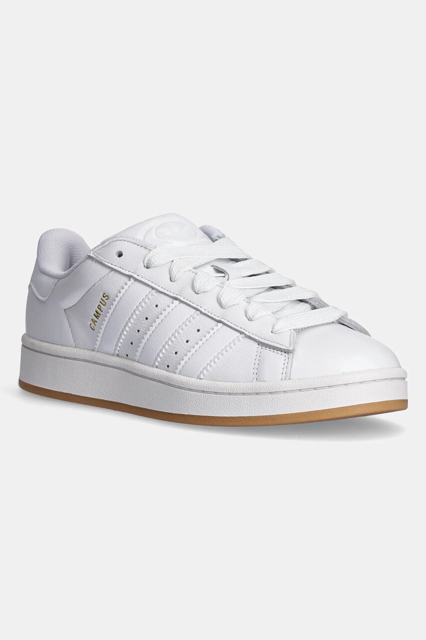 Levně Kožené tenisky adidas Originals Campus 00s bílá barva, JP9996