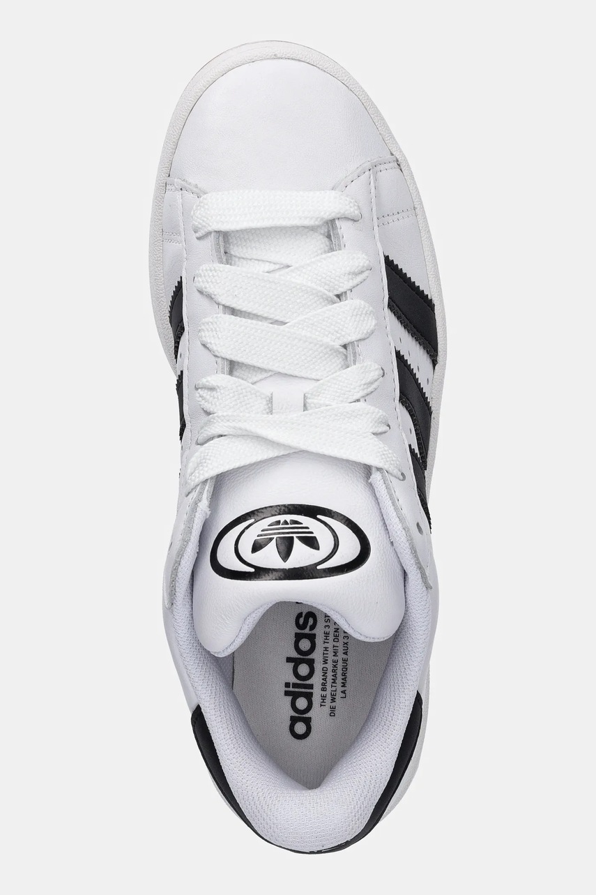 Δερμάτινα αθλητικά παπούτσια adidas Originals Campus 00s χρώμα: άσπρο, JP9998 φωτογραφία