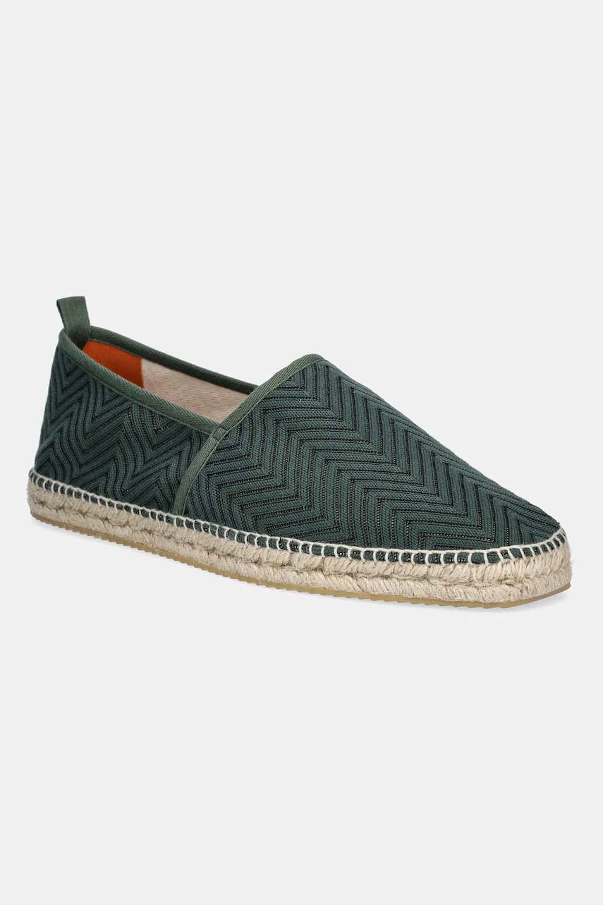 Missoni espadrile Corfu culoarea verde, MMB001_033