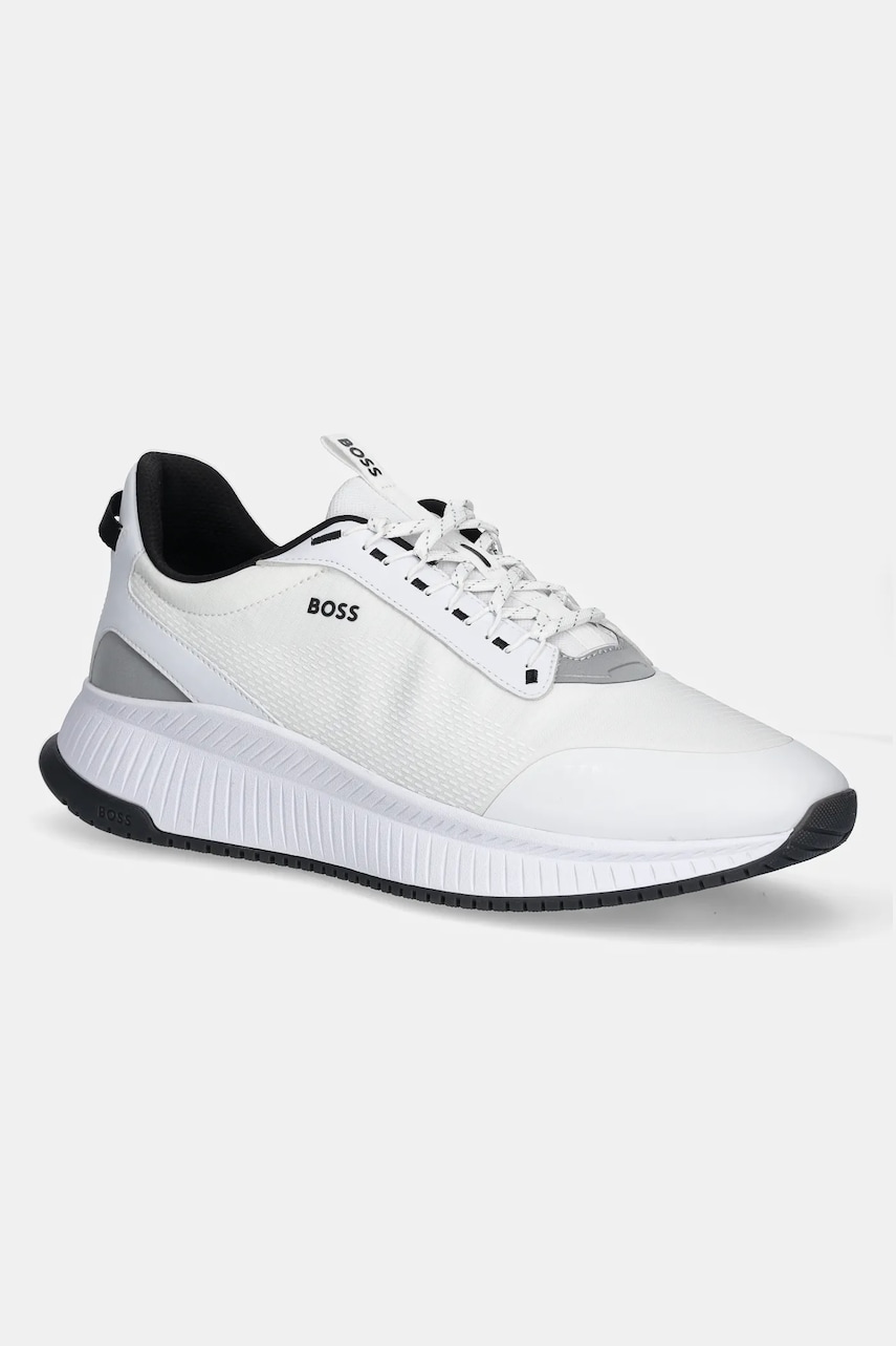 BOSS sneakers TTNM EVO bărbați, culoarea alb, 50529544 BOSS sneakers TTNM EVO bărbați, culoarea alb, 50529544