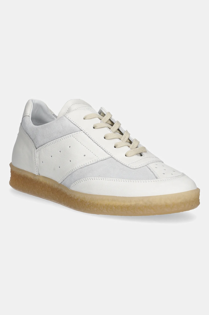 MM6 Maison Margiela sneakers din piele intoarsă bărbați, culoarea gri, SH1WS0012 MM6 Maison Margiela sneakers din piele intoarsă bărbați, culoarea gri, SH1WS0012