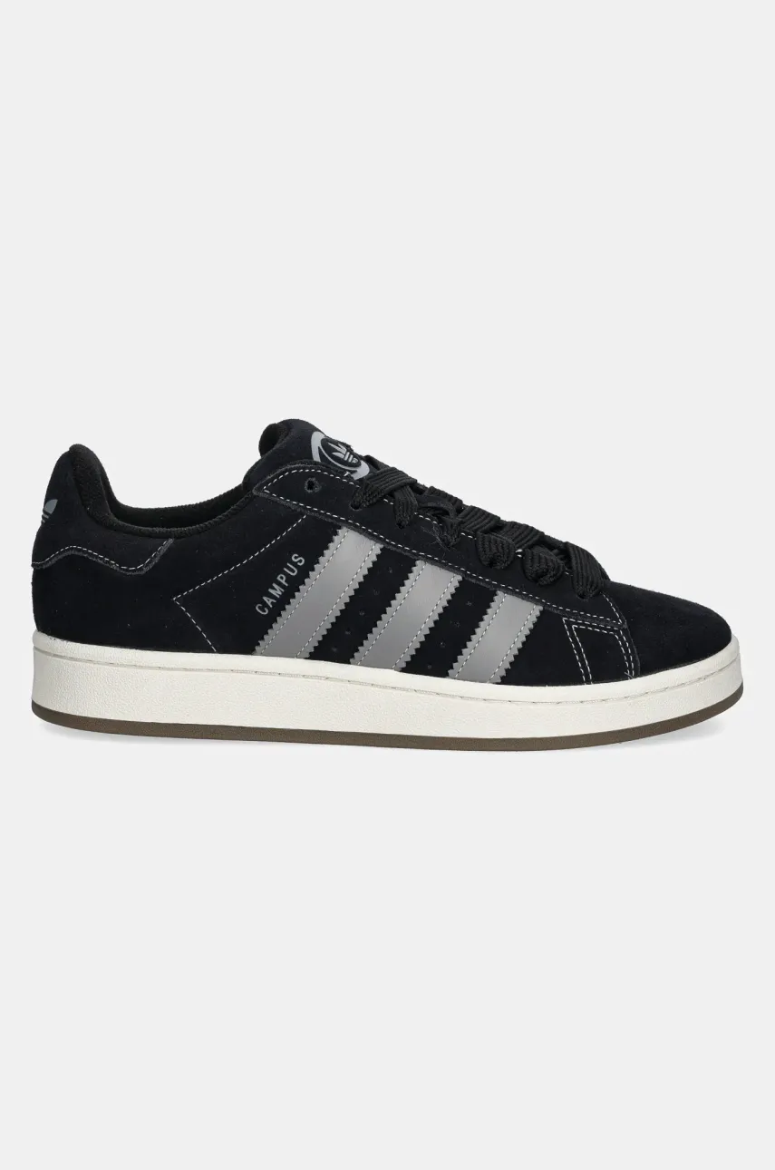 Замшевые кроссовки adidas Originals Campus 00s мужские цвет чёрный JR8173 Замшевые кроссовки adidas Originals Campus 00s мужские цвет чёрный JR8173