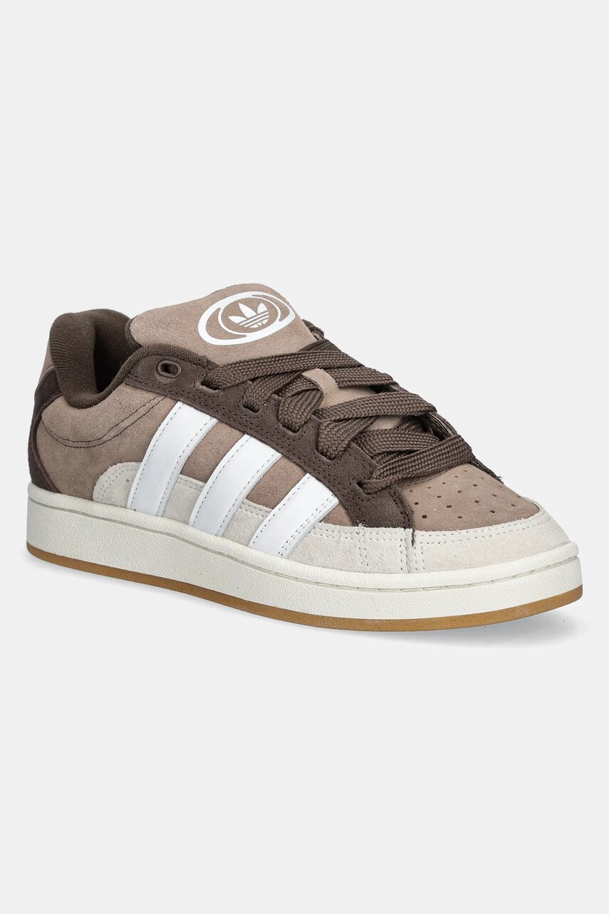 adidas Originals sneakers din piele intoarsă Campus 00S Beta barbati, culoarea maro, JP9583 adidas Originals sneakers din piele intoarsă Campus 00S Beta barbati, culoarea maro, JP9583