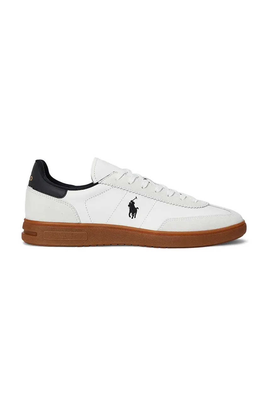 Levně Kožené tenisky Polo Ralph Lauren Bedford Pp bílá barva, 809961181001