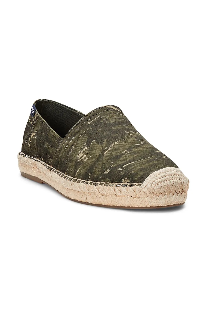Эспадрильи Polo Ralph Lauren Cevio Slip цвет зелёный 803961285002 Эспадрильи Polo Ralph Lauren Cevio Slip цвет зелёный 803961285002