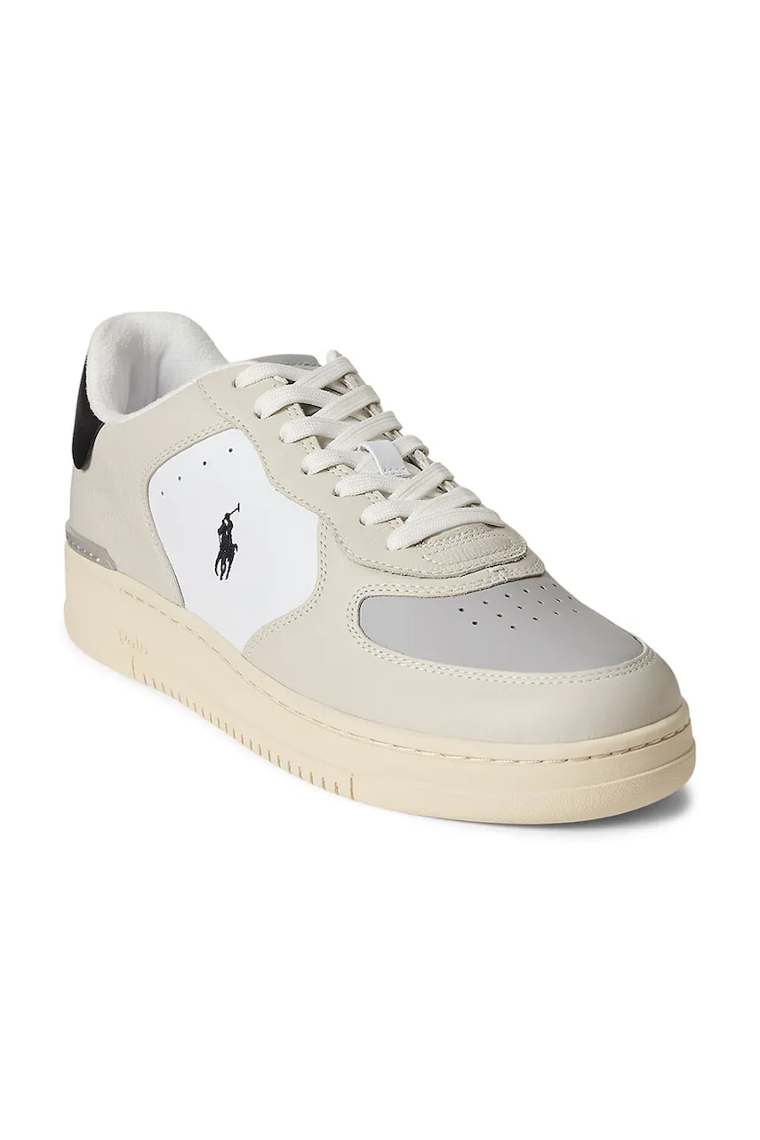 Кожаные кроссовки Polo Ralph Lauren Masters Crt цвет белый 809960988002 Кожаные кроссовки Polo Ralph Lauren Masters Crt цвет белый 809960988002