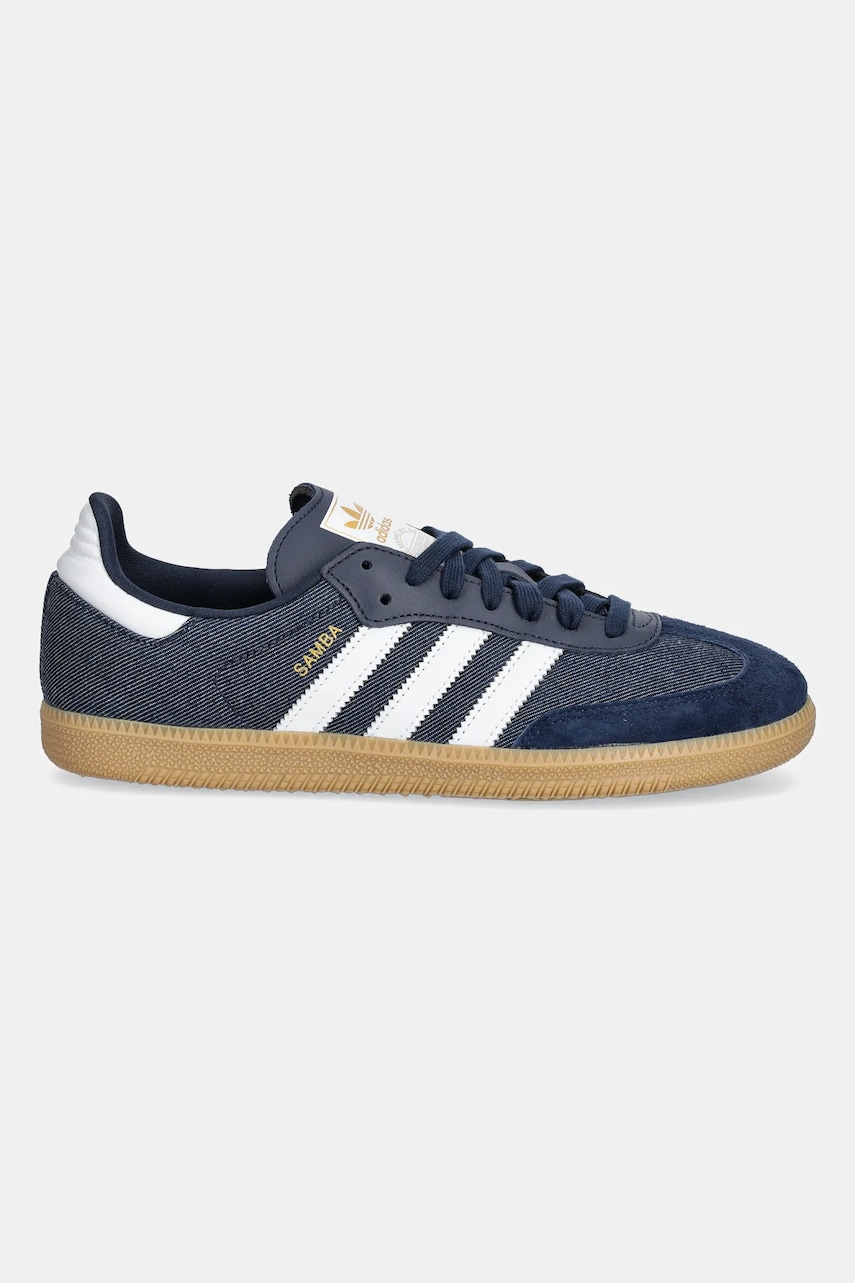Кроссовки adidas Originals Samba OG цвет синий JQ6215 Кроссовки adidas Originals Samba OG цвет синий JQ6215