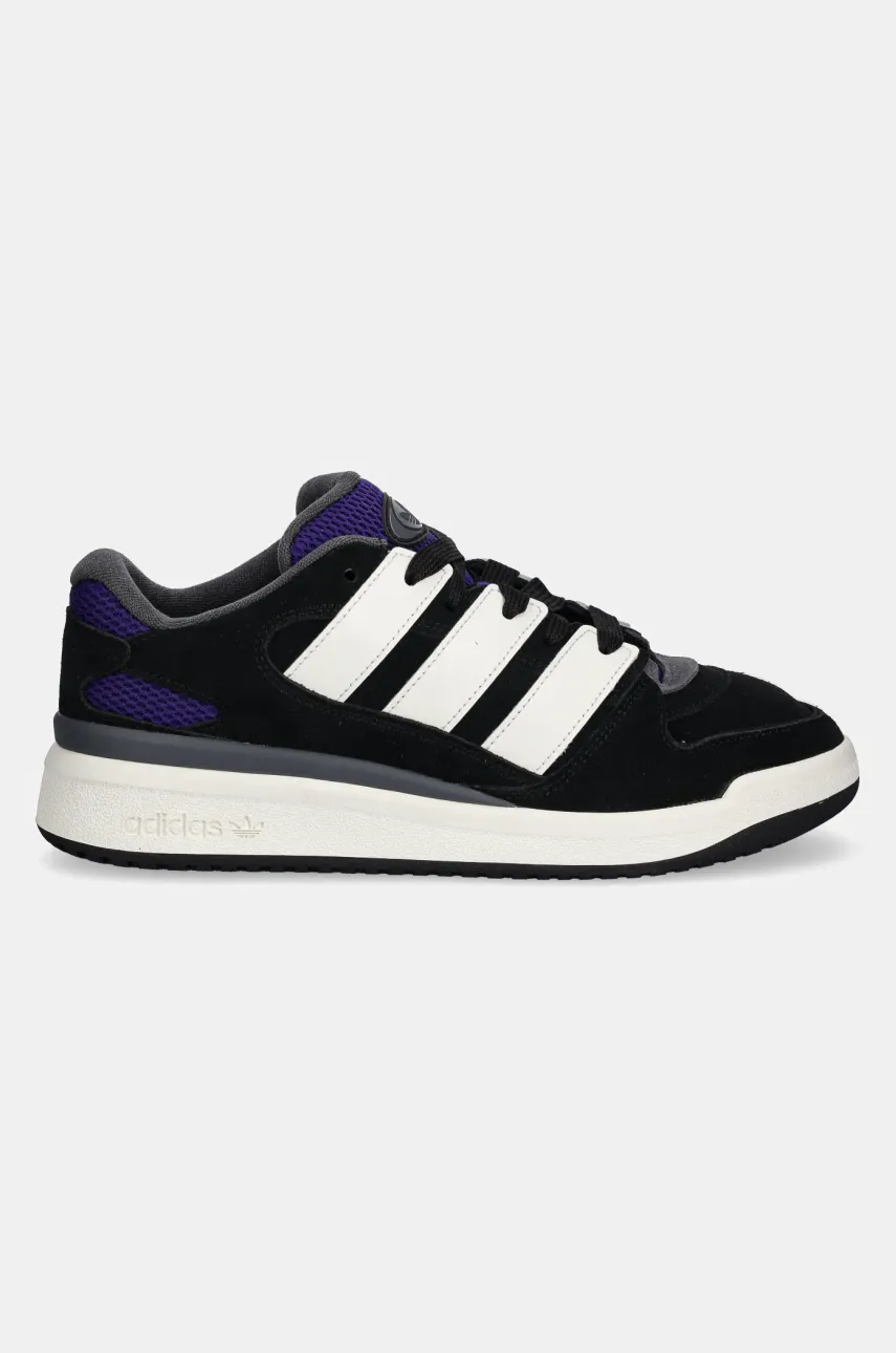 Замшевые кроссовки adidas Originals Forum2000 мужские цвет чёрный JI3278 Замшевые кроссовки adidas Originals Forum2000 мужские цвет чёрный JI3278