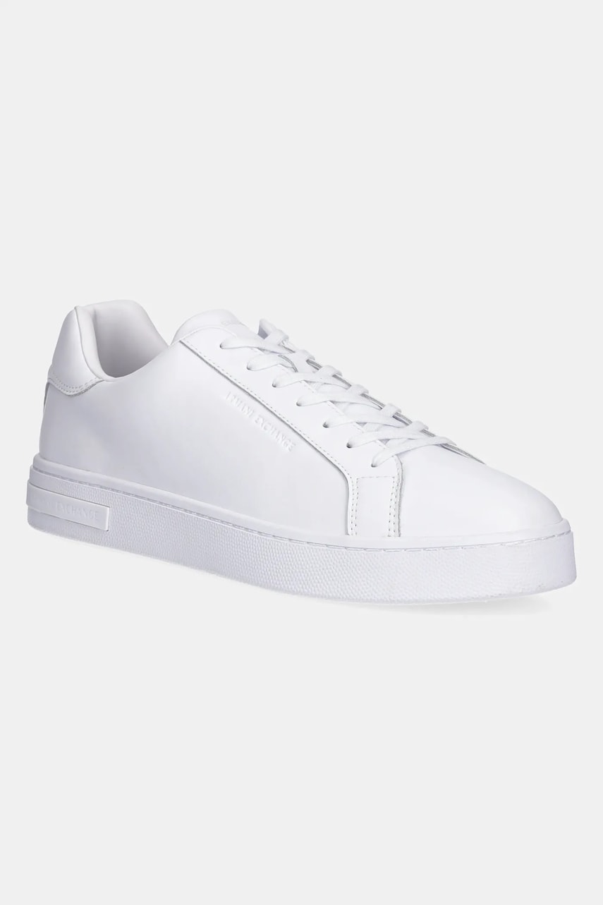 Armani Exchange Adidasi din piele culoarea alb, XM000141 AF11912 U0002
