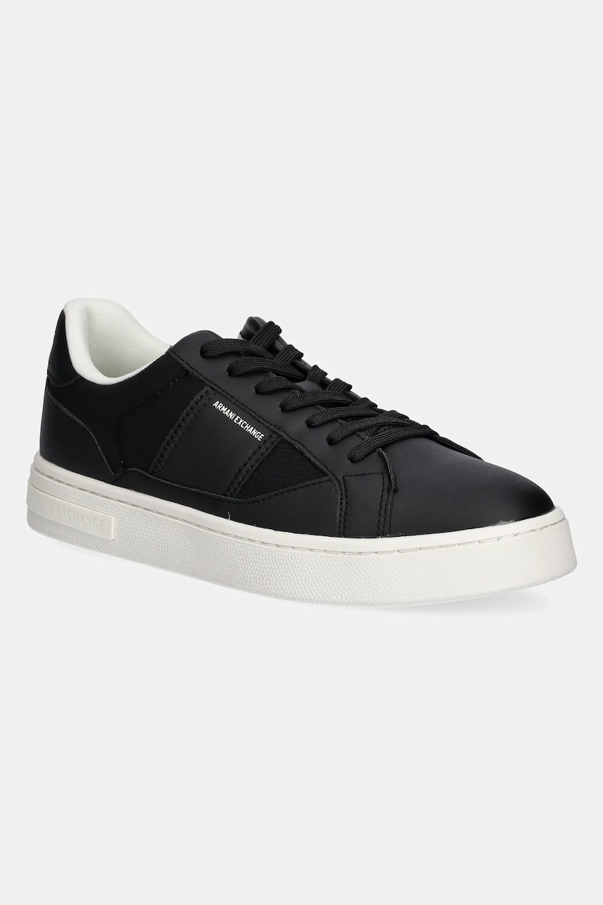 Armani Exchange pantofi bărbați, culoarea negru, XUX241 XV911 K001