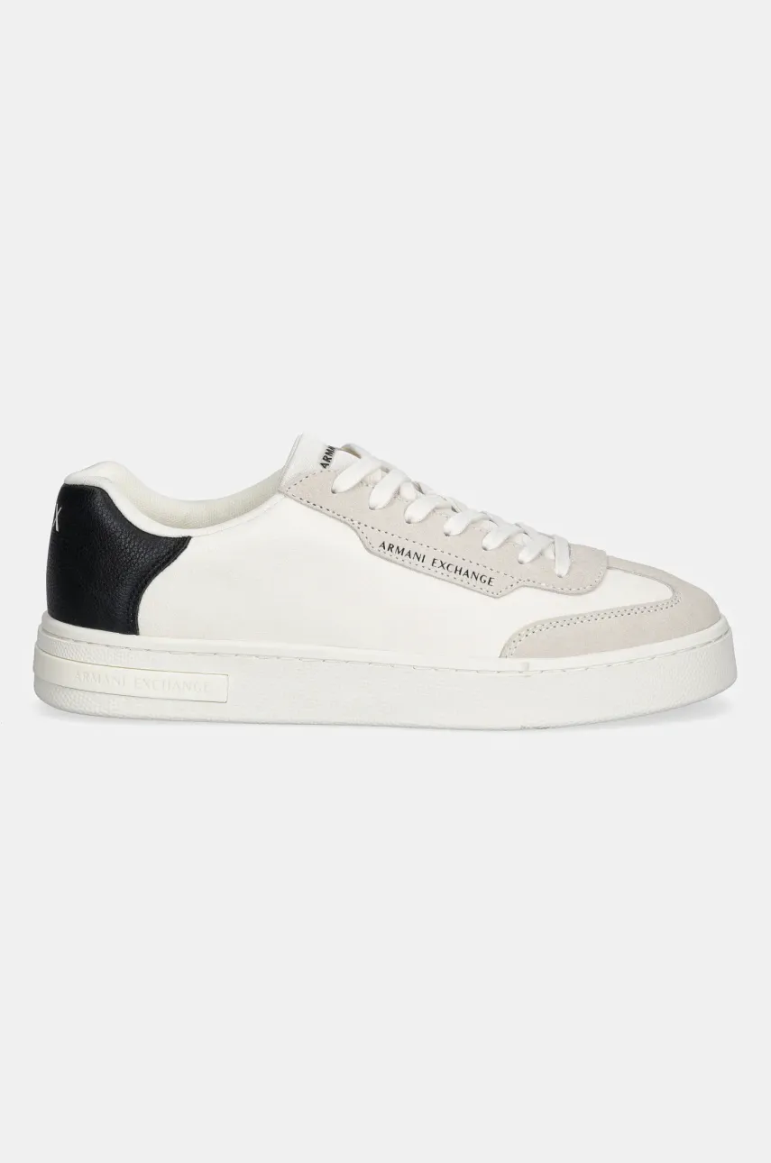 Кроссовки Armani Exchange мужской цвет белый XUX250 XV948 N480 Кроссовки Armani Exchange мужской цвет белый XUX250 XV948 N480