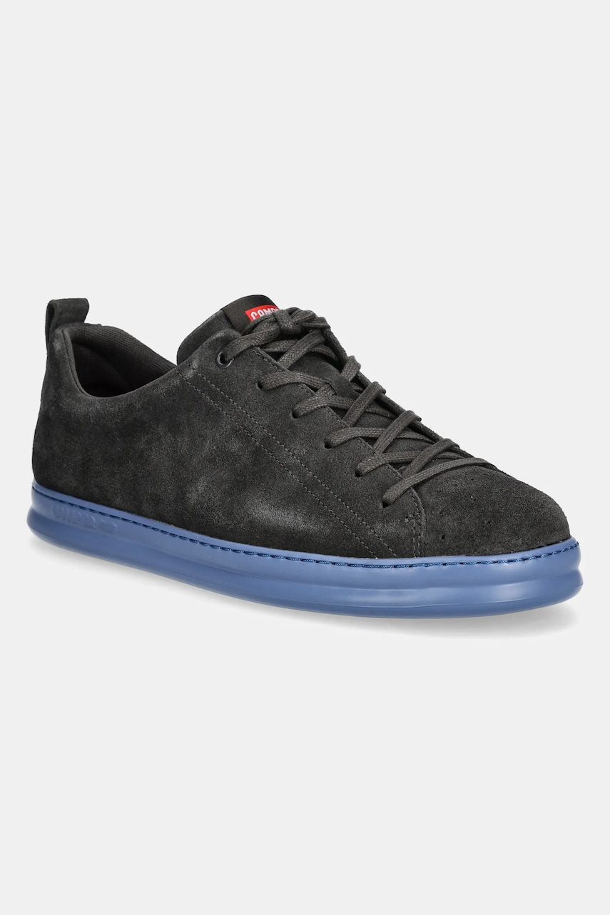 Camper sneakers din piele intoarsă Runner Four culoarea gri, K100226-146 Camper sneakers din piele intoarsă Runner Four culoarea gri, K100226-146