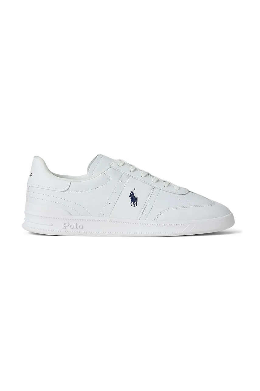 Levně Kožené tenisky Polo Ralph Lauren HRT Aera PP bílá barva, 809971288001