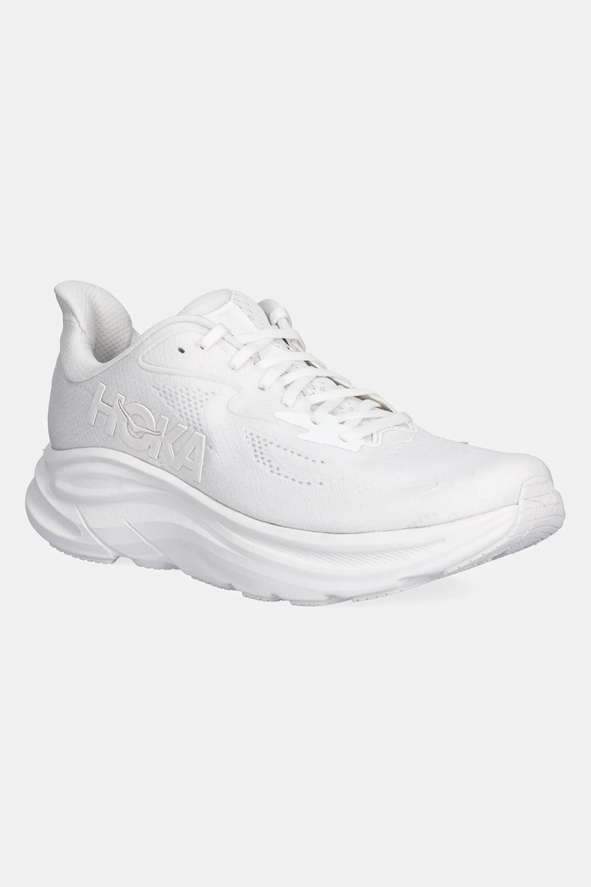Hoka sneakers Clifton 10 bărbați, culoarea alb, 1162030