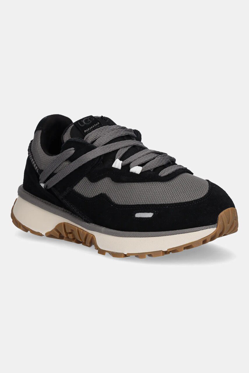 Levně Semišové tenisky UGG RetroFi Low černá barva, 1167070-BLK