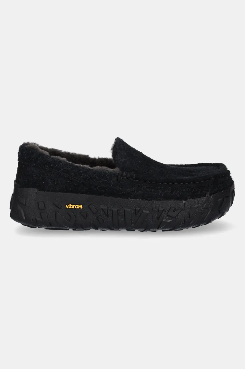 Замшевые мокасины UGG Ascot Wrap Tech мужские цвет чёрный 1167670-BLK Замшевые мокасины UGG Ascot Wrap Tech мужские цвет чёрный 1167670-BLK