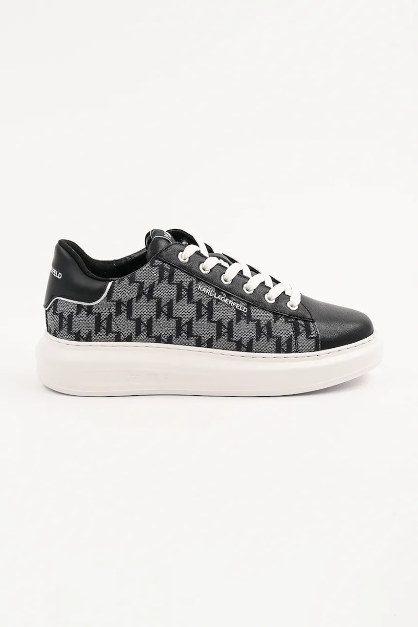 Karl Lagerfeld sneakers KAPRI MENS barbati, culoarea negru, KL52565 Karl Lagerfeld sneakers KAPRI MENS barbati, culoarea negru, KL52565