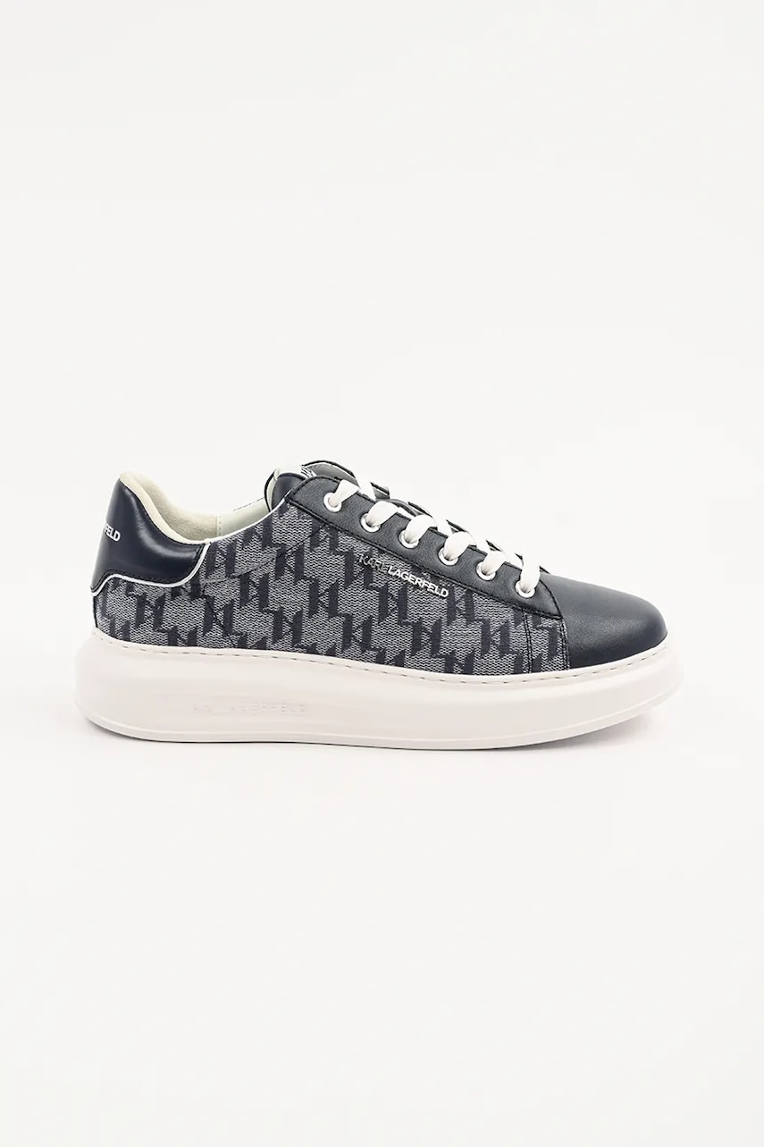 Karl Lagerfeld sneakers KAPRI MENS barbati, culoarea gri, KL52565