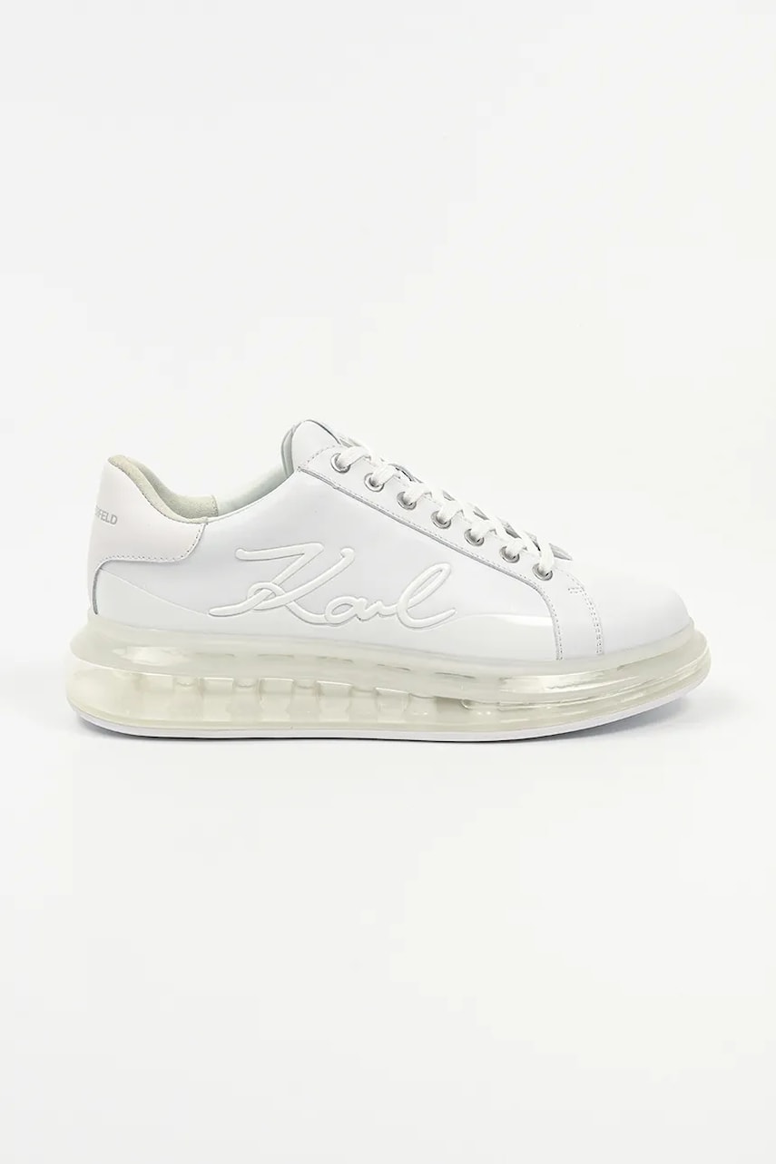 Karl Lagerfeld sneakers KAPRI KUSHION barbati, culoarea alb, KL52648F Karl Lagerfeld sneakers KAPRI KUSHION barbati, culoarea alb, KL52648F
