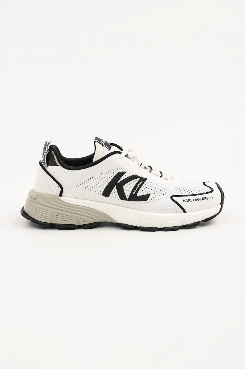 Karl Lagerfeld sneakers ORION bărbați, culoarea alb, KL55521