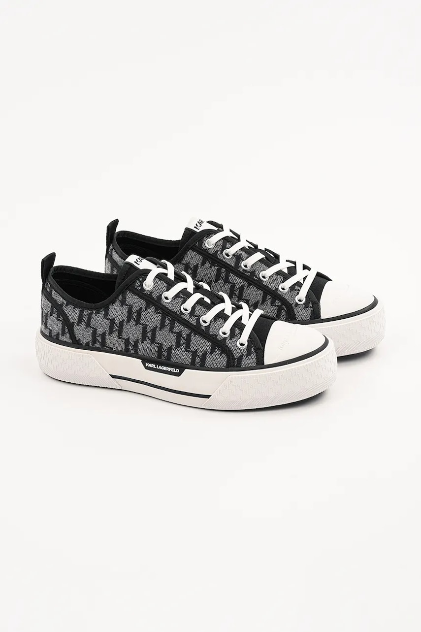 Кеды Karl Lagerfeld KAMPUS MAX цвет серый KL50425 Кеды Karl Lagerfeld KAMPUS MAX цвет серый KL50425