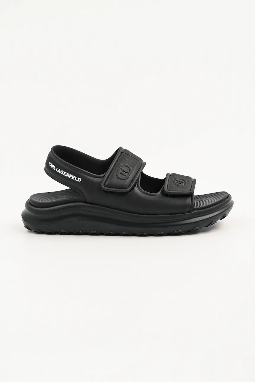 Karl Lagerfeld sandale SKUBA 2 bărbați, culoarea negru, KL77015