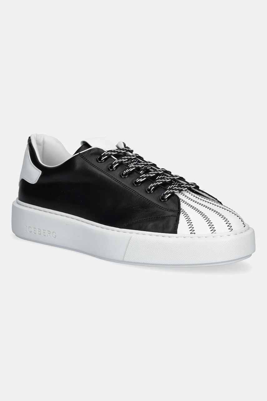 Iceberg sneakers Bozeman barbati, culoarea negru, IU175501 Iceberg sneakers Bozeman barbati, culoarea negru, IU175501