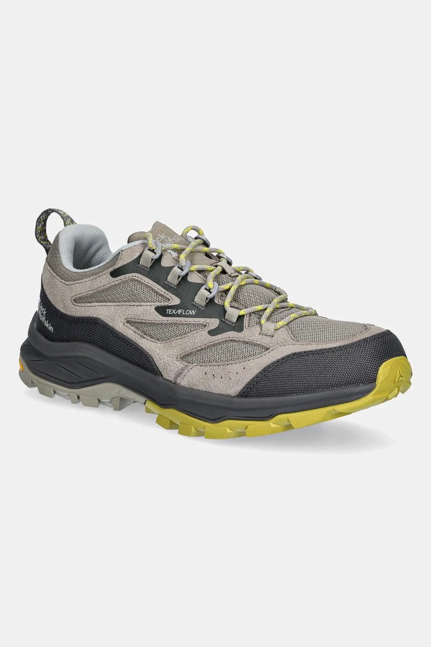 Jack Wolfskin pantofi Cyrox Vent Low barbati, culoarea gri, A64089