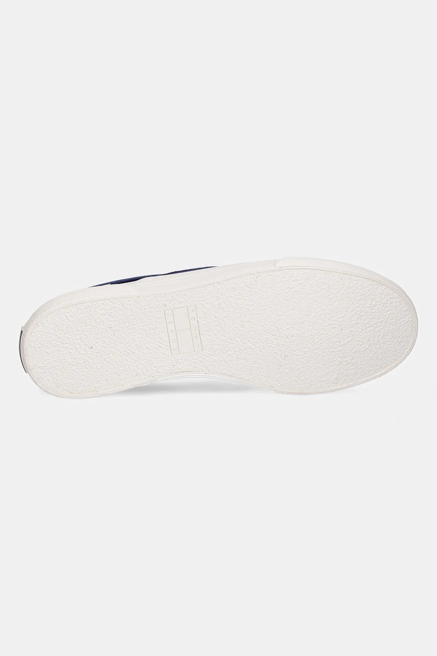 Πάνινα παπούτσια Tommy Jeans SLIP ON CANVAS COLOR χρώμα: ναυτικό μπλε, EM0EM01544 φωτογραφία