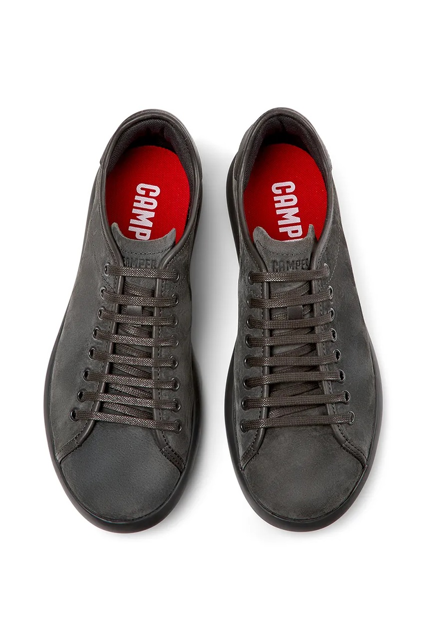 Nubuck sneakers Camper Pelotas Soller χρώμα: γκρι, K100974-013 φωτογραφία