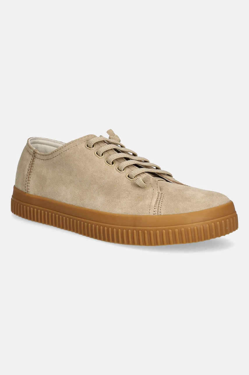 Camper sneakers din piele intoarsă Peu Roda bărbați, culoarea bej, K101042-003 Camper sneakers din piele intoarsă Peu Roda bărbați, culoarea bej, K101042-003