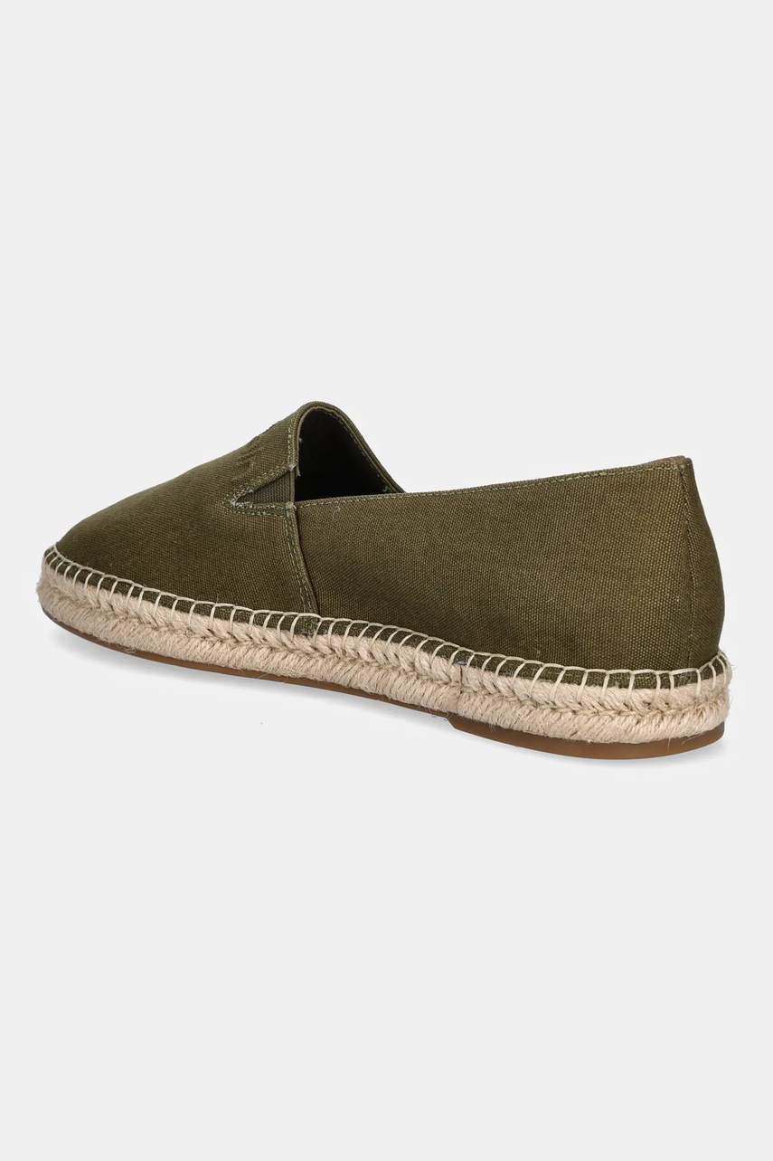 Εσπαντρίγιες Calvin Klein ESPADRILLE CV LOGO χρώμα: πράσινο, HM0HM01808 φωτογραφία