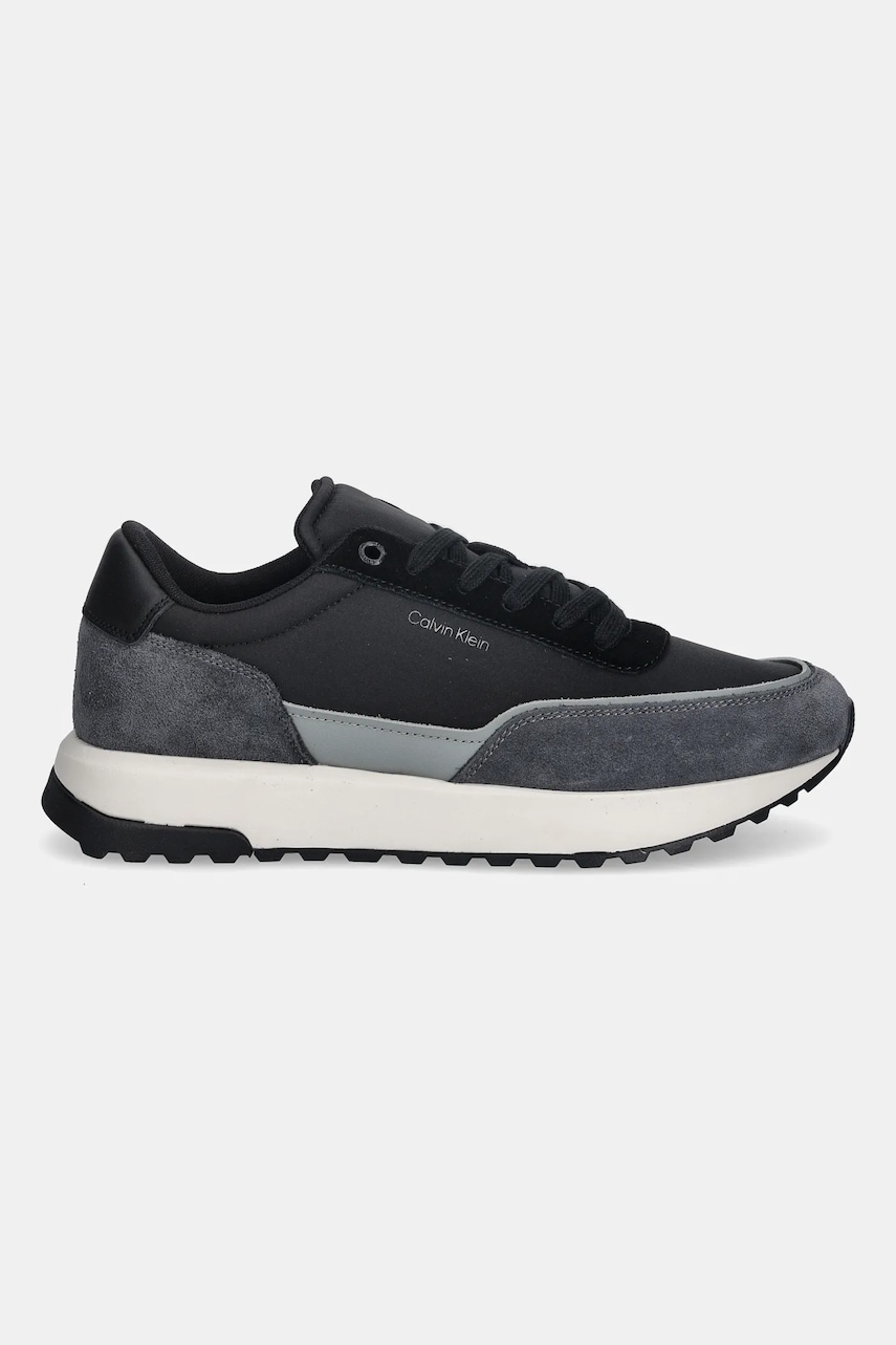 Кроссовки Calvin Klein LOW TOP LACE UP REPREVE MIX мужские цвет серый HM0HM01714 Кроссовки Calvin Klein LOW TOP LACE UP REPREVE MIX мужские цвет серый HM0HM01714