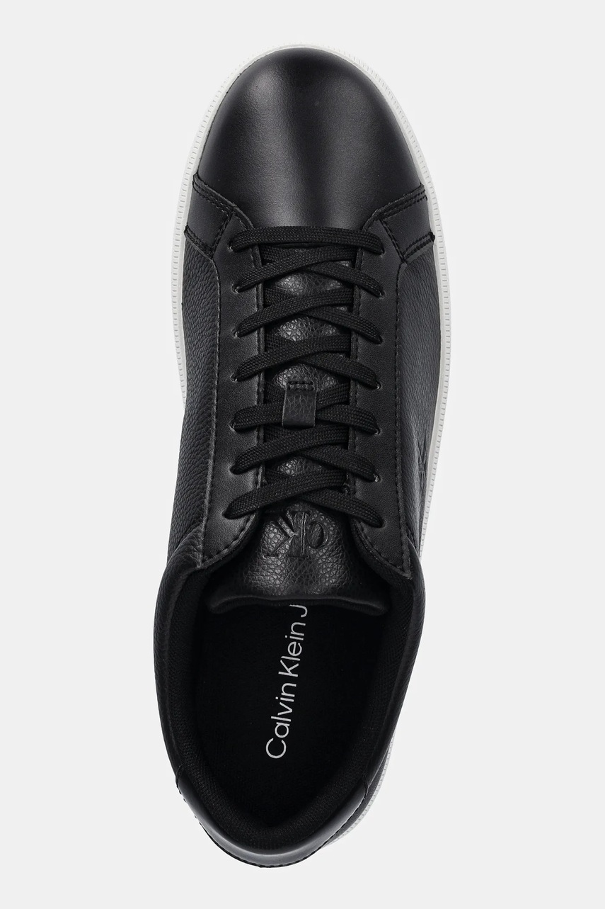 Αθλητικά Calvin Klein Jeans LOW PROFILE CUPSOLE CM χρώμα: μαύρο, YM0YM01190 φωτογραφία