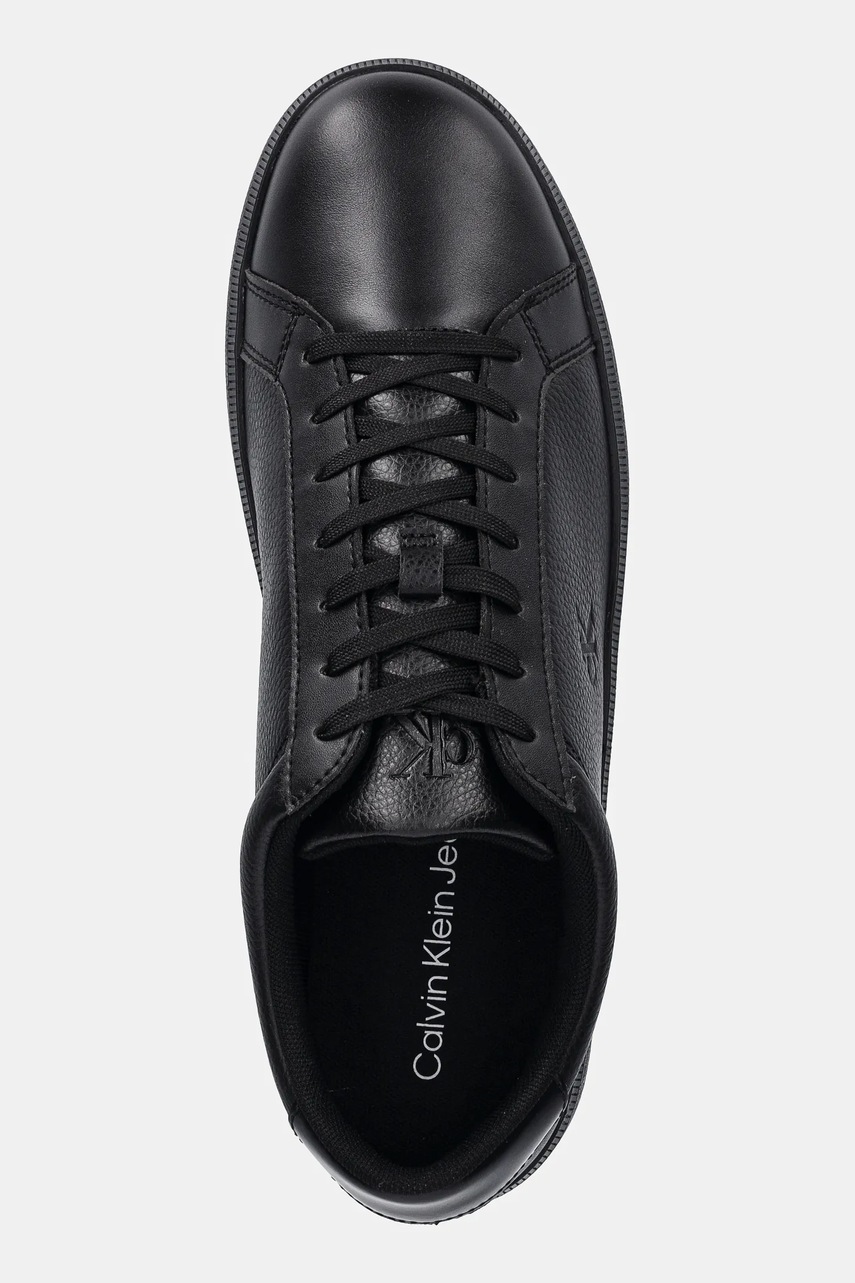 Αθλητικά Calvin Klein Jeans LOW PROFILE CUPSOLE CM χρώμα: μαύρο, YM0YM01190 φωτογραφία