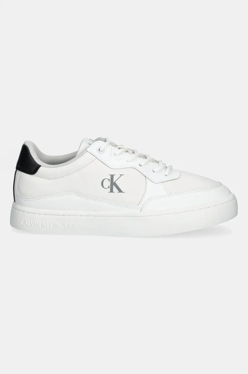Кроссовки Calvin Klein Jeans CLASSIC CUPSOLE TECH RIPSTOP мужские цвет белый YM0YM01202 Кроссовки Calvin Klein Jeans CLASSIC CUPSOLE TECH RIPSTOP мужские цвет белый YM0YM01202