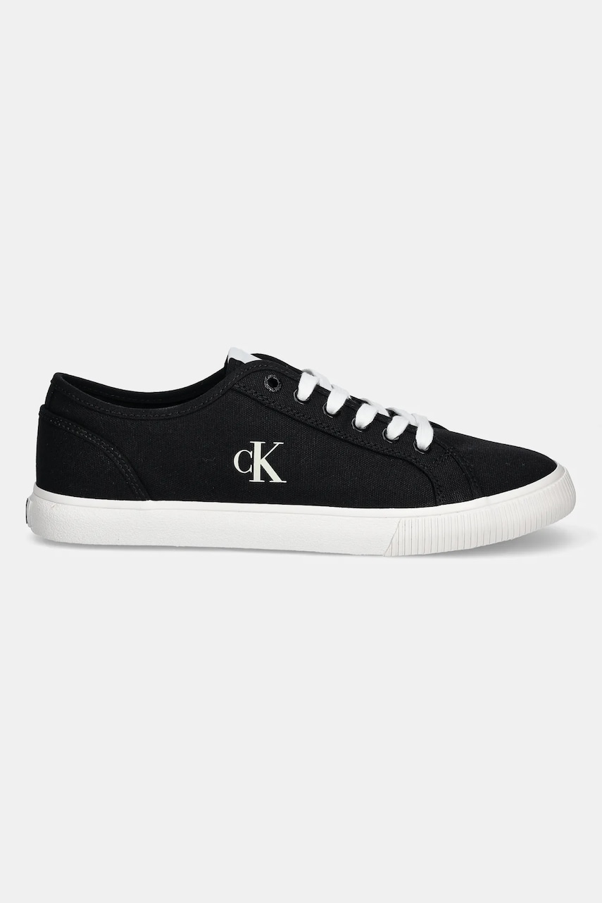 Кеды Calvin Klein Jeans ESS VULC LOW MG CANVAS цвет чёрный YM0YM01209 Кеды Calvin Klein Jeans ESS VULC LOW MG CANVAS цвет чёрный YM0YM01209