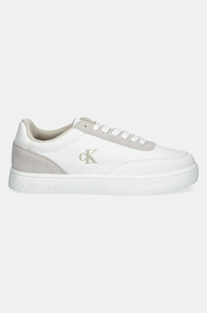 Кроссовки Calvin Klein Jeans CLASSIC CUPSOLE MG CANVAS мужские цвет белый YM0YM01218 Кроссовки Calvin Klein Jeans CLASSIC CUPSOLE MG CANVAS мужские цвет белый YM0YM01218
