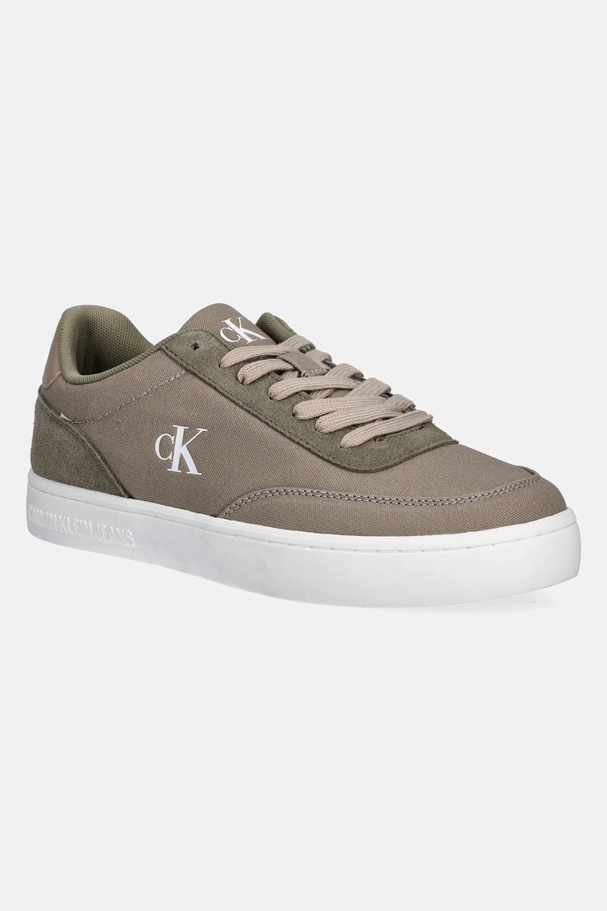 Levně Sneakers boty Calvin Klein Jeans CLASSIC CUPSOLE MG CANVAS béžová barva, YM0YM01218