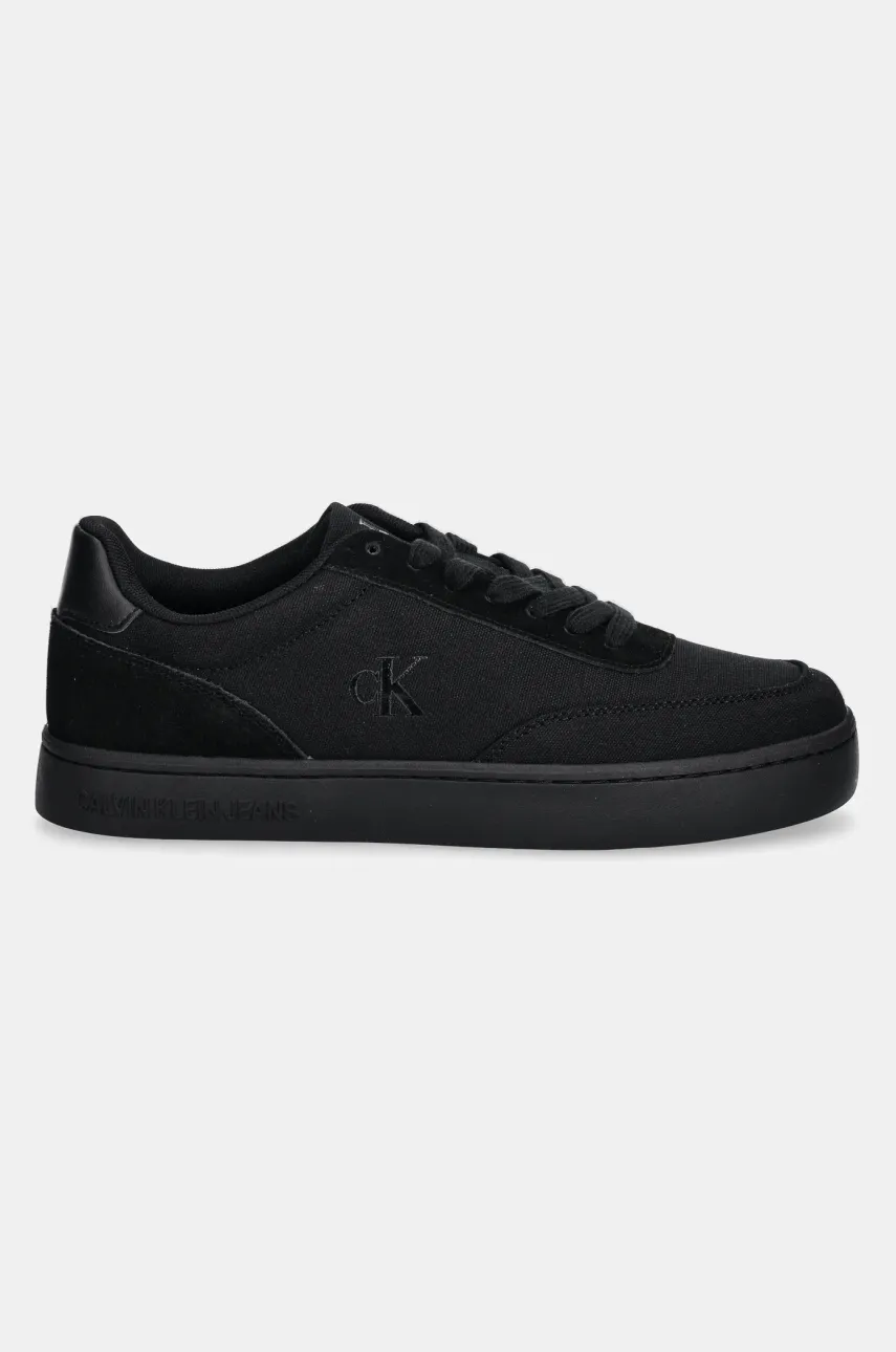 Кроссовки Calvin Klein Jeans CLASSIC CUPSOLE MG CANVAS мужские цвет чёрный YM0YM01218 Кроссовки Calvin Klein Jeans CLASSIC CUPSOLE MG CANVAS мужские цвет чёрный YM0YM01218